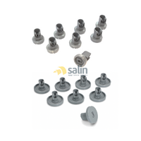 Dishlex OEM DISHLEX ELECTROLUX DISHWASHER BASKET WHEELS COMPLETE ASSEMBLY ESF65014X spare part