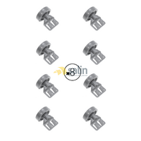 8 x GENUINE ASKO DISHWASHER BOTTOM LOWER BASKET WHEELS ASSEMBLY GV65260 AU