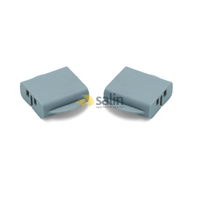 Kleenmaid x2 GENUINE KLEENMAID DISHWASHER UPPER BASKET FRONT RAIL END CAPS SET spare part