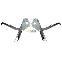 x2 SET GENUINE VENINI STOVE OVEN DOOR HINGE SET VEF90.1EG