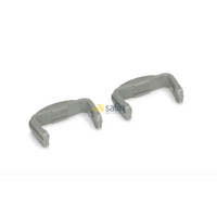 x2 GENUINE VENINI DISHWASHER FRONT BASKET RAIL END CAPS SET OF X2