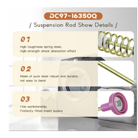 Samsung SAMSUNG TL WASHER SUSPENSION ROD WA13M8700GV/SA WA13M8700GV/SA  WA13M8700GV/SA	WA13M8700GW/SA	WA13M8700GW/SA	 WA13M8700GW/SA | Spare Part No: DC97-163 spare part