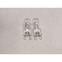 Smeg 2 x 40W Smeg Opera Oven Halogen Lamp Light Bulb Globe CSA122X-8 CSA150X-8 spare part