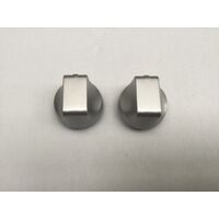 Chef 2 x Genuine Chef 605 Gas Cooktop Silver Control Knob GHS605S 943253562 spare part