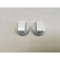 Chef 2 x Genuine Chef 607 Gas Cooktop WHITE Control Knob GHC607W 943253697 spare part