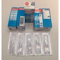 5 x Bosch Microwave Oven Halogen Lamp Light Bulb Globe HMT35M653A HMT35M653A/01