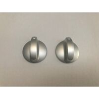 Chef REPLACEMENT 2 x Chef 644 Wall Oven SILVER Control Knob EOC644S*42 EOC644S*43 spare part