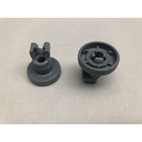 2 x Genuine Omega Dishwasher Upper Top Basket Wheel ODW204X