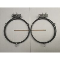 Smeg 2 x 1550W Smeg 900mm Stove Oven Fan Forced Element TRA90BL9 TRA90P9 TRA90WH9 spare part