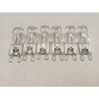 Chef 6 x Chef Oven Halogen Lamp Light Bulb Globe CFE536SB CFE536WB CFE537WB spare part
