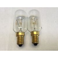 Chef 2 x Chef Classic Oven Lamp Light Bulb Globe EOC690K EOC690S EOC690W spare part
