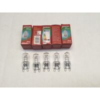 Simpson 5 x Simpson 614 Wall Oven Halogen Lamp Light Bulb Globe SVEP614SA 9440317460 spare part