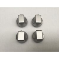 Chef 4 x Genuine Chef 917 Gas Cooktop Silver Control Knob GHS917S 943253702 spare part
