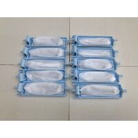 10 x Lemair Washing Machine Lint Filter Bag XQBM20C XQBM20-C