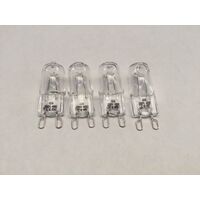 AEG 4 x AEG Smart Pyroluxe Oven Halogen Lamp Light Bulb Globe BY9014000M BY9314001M spare part