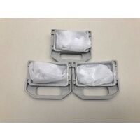 3 x NEC Fuzzy Logic Washing Machine Lint Filter Bag NW651 NW652 NW691