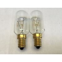 2 x AEG Competence Oven Lamp Light Bulb Globe B9978-5-M 944185445