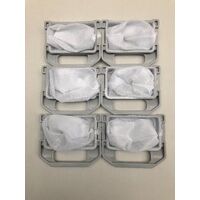 6 x NEC Fuzzy Logic Washing Machine Lint Filter Bag NW752 NW791 NW792