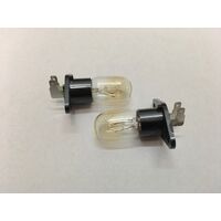 2 x Samsung Microwave Lamp Light Bulb Globe MW87L-S MW87L-S/XSA