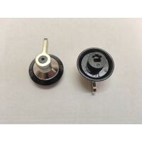 Smeg 2 x Genuine Smeg Ceramic Glass Cooktop Control Knob SA605 SA605SS spare part