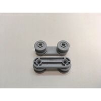 AEG 2 x Genuine AEG Dishwasher Basket Wheel Support and Guide F89088VI-M F89088VI-S spare part