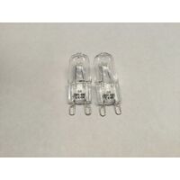 2 x Whirlpool Oven Halogen Lamp Light Bulb Globe AKPM759 AKPM759WH AKPM759/WH