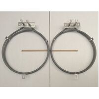 2 x Omega 900mm Oven Fan Forced Element OF901XA OF901XZ OF902XA OF902XZ