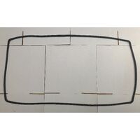 IKEA Whirlpool 900mm Stove Oven Door Seal Gasket YIDC865VM0