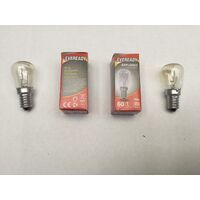 LG 2 x LG Fridge Lamp Light Bulb Globe GR-151SF (GR-151SF.SWQRAN) spare part