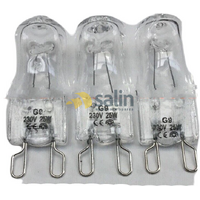 3 x Miele Oven Halogen Lamp Light Bulb Globe H6860B H6860BP H6860BPX H6890BP