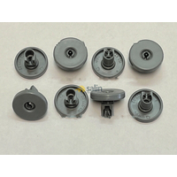 AEG Genuine AEG Dishwasher LOWER BOTTOM Basket Roller Wheel Kit F60860 911917614 spare part