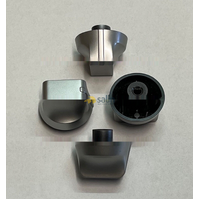 Chef 4 x Genuine Chef 617 Gas Cooktop Silver Control Knob GHC617S 943253700 spare part