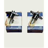 Samsung 2 X SAMSUNG MICROWAVE LAMP LIGHT BULB GLOBE MS40J5133BT MS40J5133BT/SA spare part