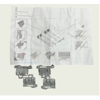 Siemens SIEMENS DISHWASHER FLIP TINE BRACKET SUPPORT SN46M591AU/55 SN46M592AU/01 spare part