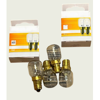 Chef 4 X CHEF 624 CLASSIC WALL OVEN LAMP LIGHT BULB GLOBE EOC624S*40 EOC624S*42 spare part