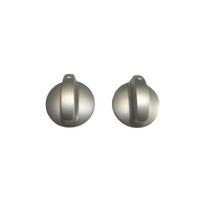 Chef REPLACEMENT 2 X CHEF 624 WALL OVEN SILVER CONTROL KNOB *38 spare part
