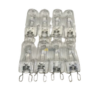 Siemens 8x Siemens Oven Halogen Lamp Light Bulb Globe|Suits: Siemens HB76RU560A/01 spare part