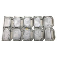 10x Daewoo Top Loader Washing Machine Lint Filter Bag|Suits: Daewoo DWF-650