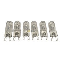 6x Whirlpool Oven Halogen Lamp Light Bulb Globe|Suits: Whirlpool AKZM654IX1