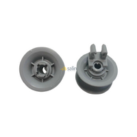 2x Bosch Dishwasher Upper Top Basket Roller Wheel|Suits: Bosch SCE53M05AU/01