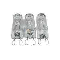3x Siemens Oven Side Halogen Lamp Light Bulb Globe|Suits: Siemens HB76LU561A/35