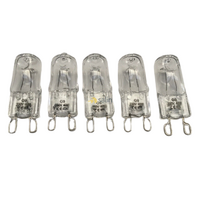 5x Whirlpool Oven Halogen Lamp Light Bulb Globe|Suits: Whirlpool AKZM654IX1