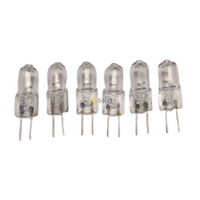 6x Linea Canopy Rangehood Halogen Lamp Light Bulb Globe|Suits: Linea LCR90SS