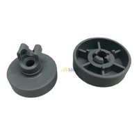 2x Genuine Omega Dishwasher Lower Basket Roller Wheel|Suits: Omega ODW204X