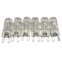6x Siemens Oven Side Halogen Lamp Light Bulb Globe|Suits: Siemens HB76LU561A/35