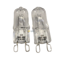 2x IKEA Oven Halogen Lamp Light Bulb Globe|40W|Suits: Ikea 002.847.01