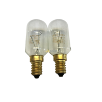 2x AEG Competence Oven Lamp Light Bulb Globe|Suits: AEG 94418546200
