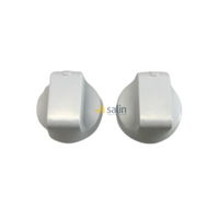 2x Genuine Chef 605 Gas Cooktop White Control Knob|Suits: Chef 94325356350
