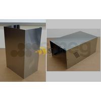 Smeg Genuine Lower Chimney Section for Smeg Rangehoods | Suits KD120X-1 | Spare Part No: 060890117 spare part