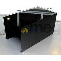 Smeg Genuine Upper Chimney Section for Smeg Rangehoods | Suits KSE110BL | Spare Part No: 560890188 spare part